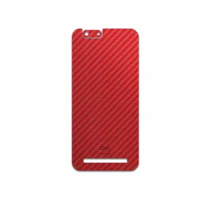 MAHOOT Red-Fiber Cover Sticker for PinePhone Kde Community Edition