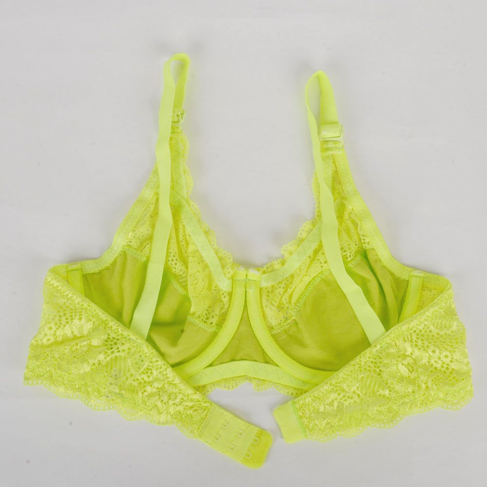 سوتین زنانه تیدامی 724 مدل گیپور فنر دار کد 340020355 رنگ سبز -  - 4