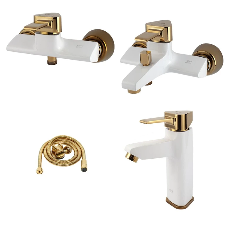 ست شیرآلات کسری مدل مهتاب مجموعه 4 عددی