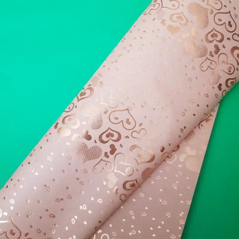 کاغذ کادو مدل قلبی کرافت