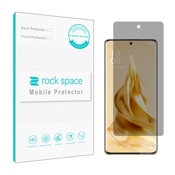 محافظ صفحه نمایش حریم شخصی راک اسپیس کد PRV مناسب برای گوشی موبایل اوپو Reno9 Pro Plus