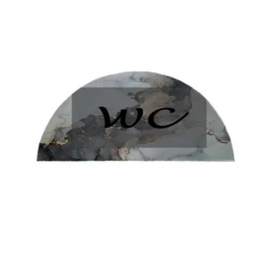 پادری مدل نیم دایره طرح سرویس بهداشتی کد 8705 سایز 90×45 سانتی متر