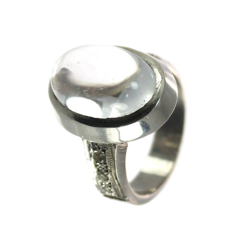 انگشتر نقره مردانه کد 10601 