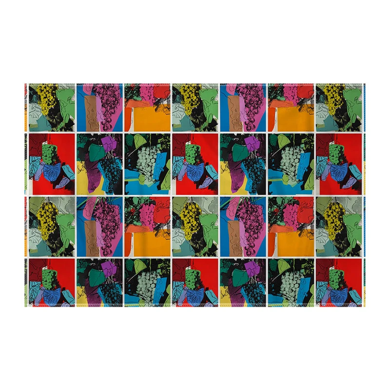 کاغذ کادو ترمه طراحان ایده مدل انگورها از وارهول کد art0836 سایز 57x37 سانتی متر