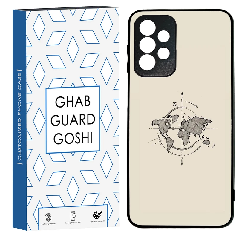 کاور قاب گارد گوشی طرح نقشه کد TPU-175 مناسب برای گوشی موبایل سامسونگ Galaxy A23