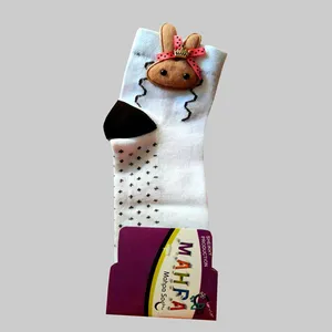 جوراب دخترانه مهپا مدل عروسکی