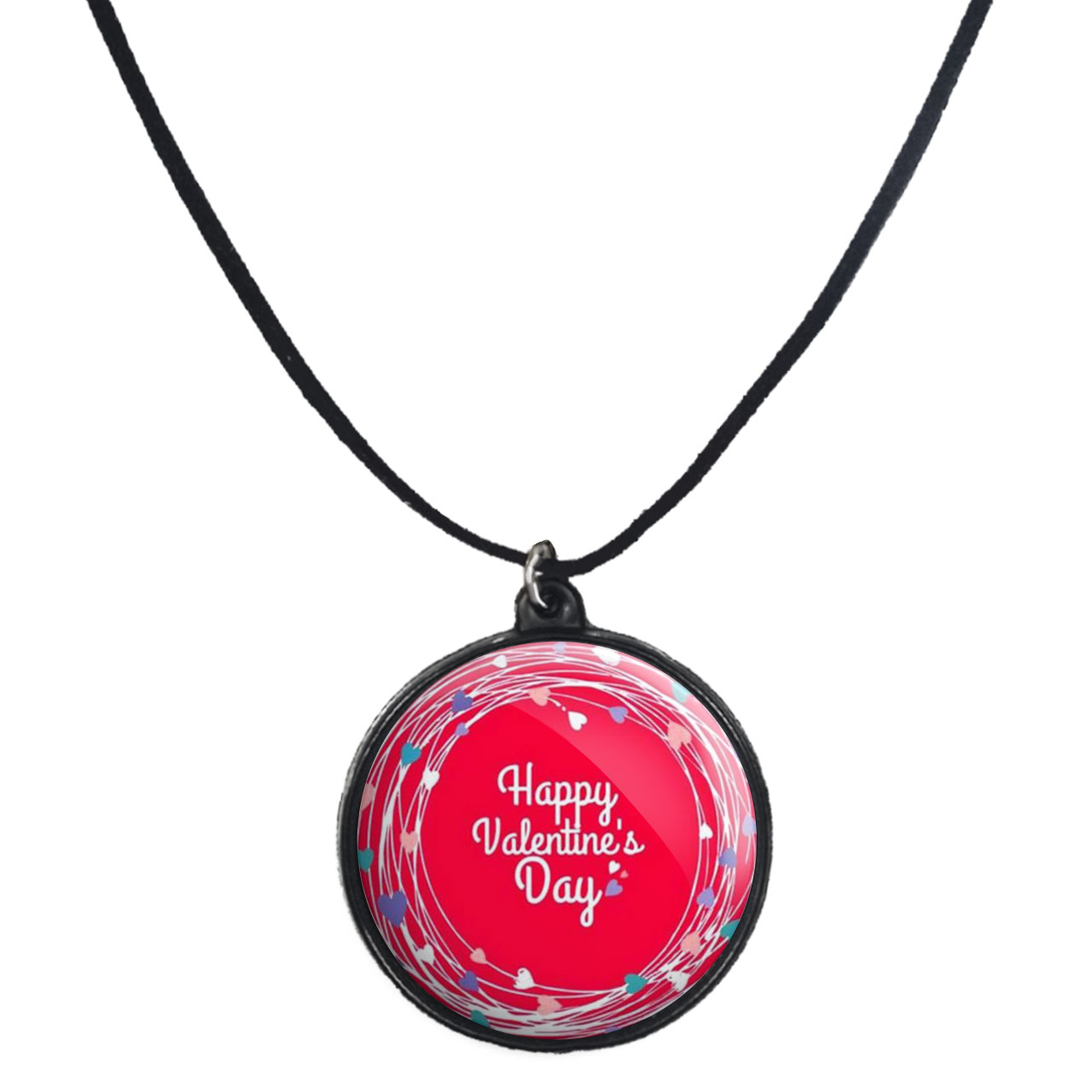 گردنبند پرمانه طرح عاشقانه کد pmb.1150 مدل دو طرفه