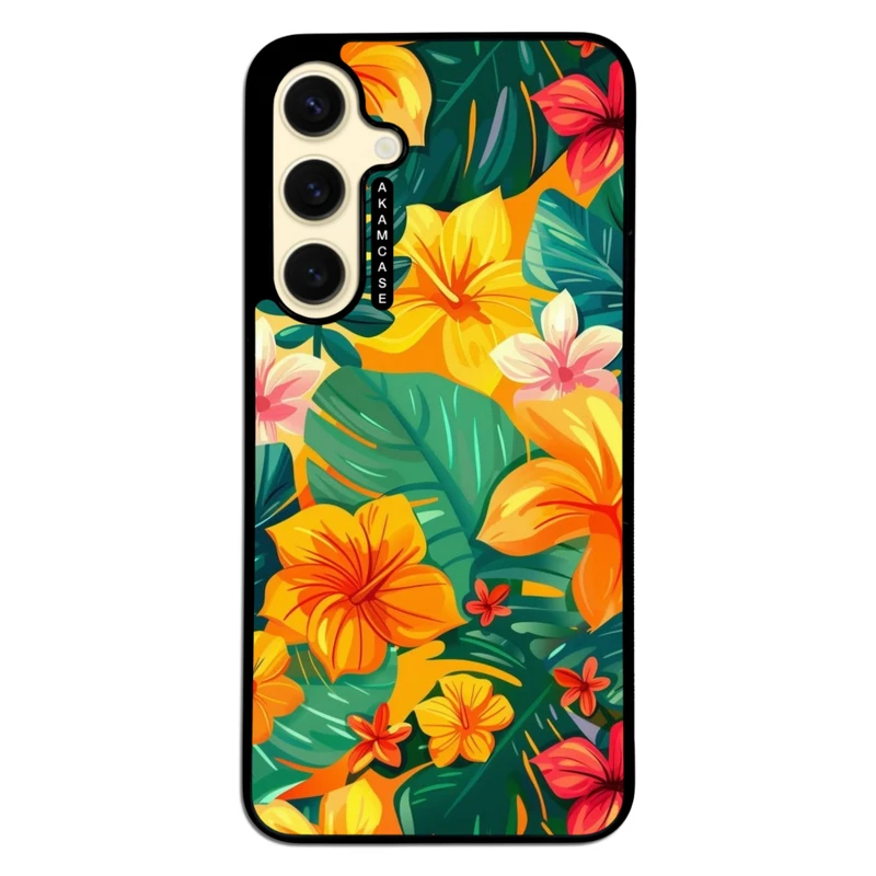 کاور آکام مدل AMC-WSGS24FE-FLOWERS-28 مناسب برای گوشی موبایل سامسونگ Galaxy S24 FE