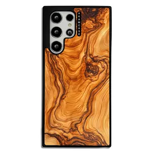 AKAM AMC-WSGS22U-WOOD-25 Cover For Samsung Galaxy S22 Ultra