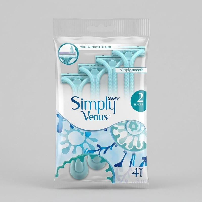 خودتراش ژیلت مدل Venus بسته 4 عددی 