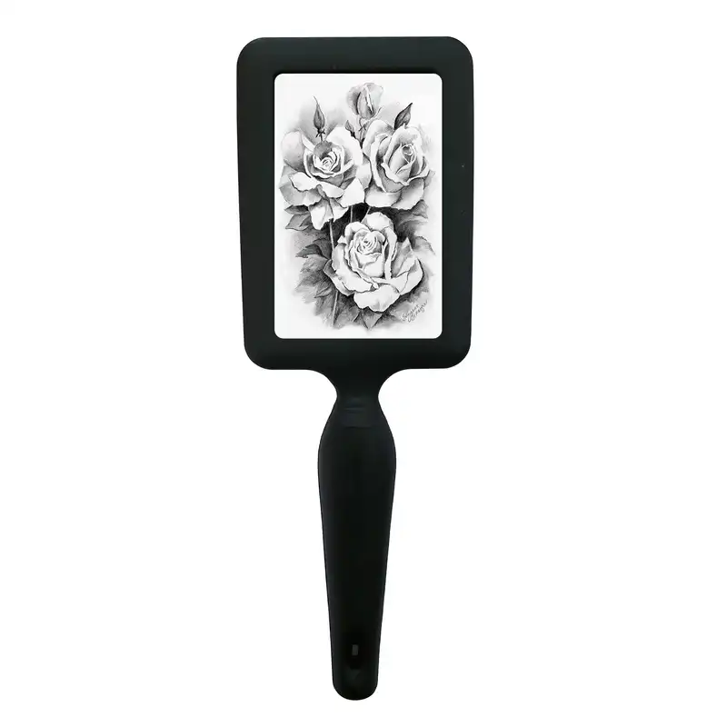 برس مو طرح نقاشی گل مدل B1083