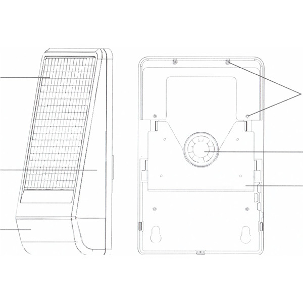 دزدگیر اماکن مدل سولار JD-W06 panel دزدگیر اماکن مدل سولار JD-W06 panel