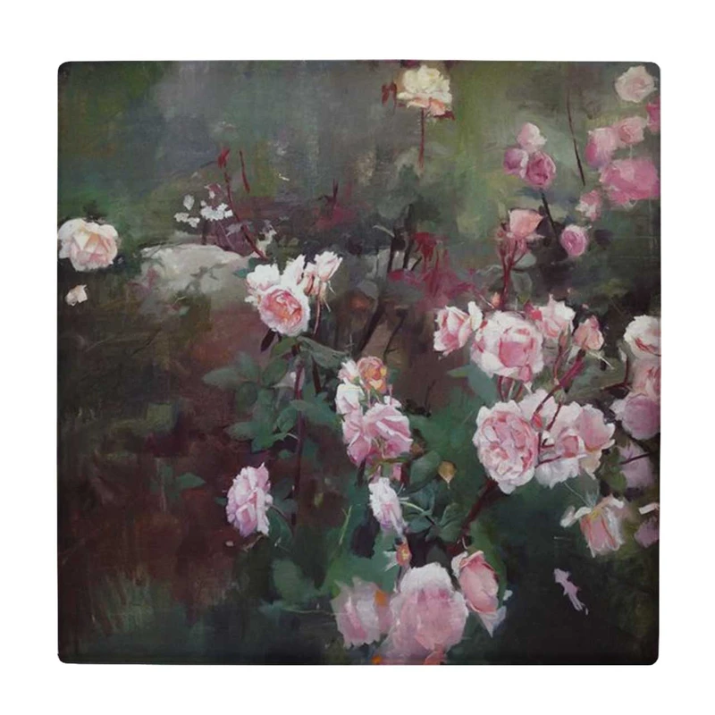  زیر لیوانی طرح نقاشی بوته های گل رز کد    3455357_1314