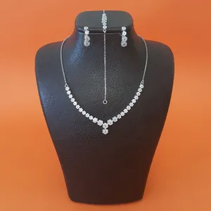 نیم ست نقره زنانه مدل AMT_N079