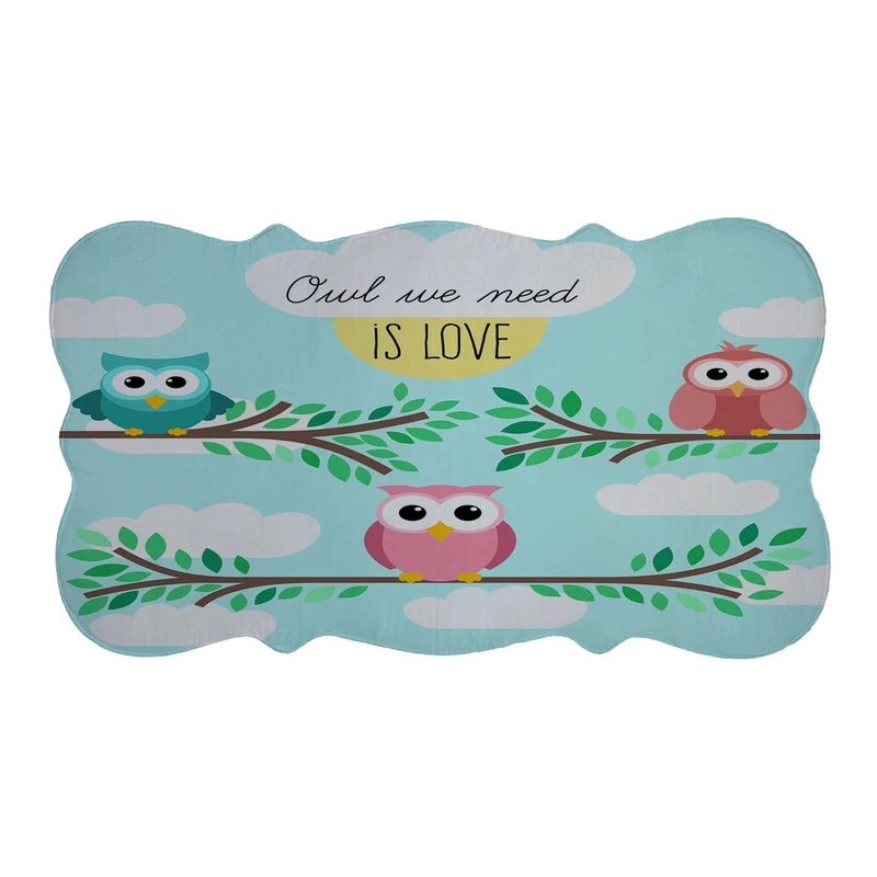 پادری طرح جغد کد 8403 سایز 110×60 سانتی متر