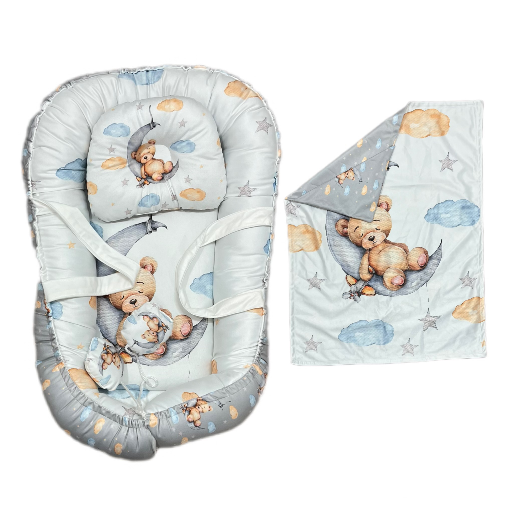 تشک غلت گیر نوزاد مدل خرس مجموعه ۳ عددی