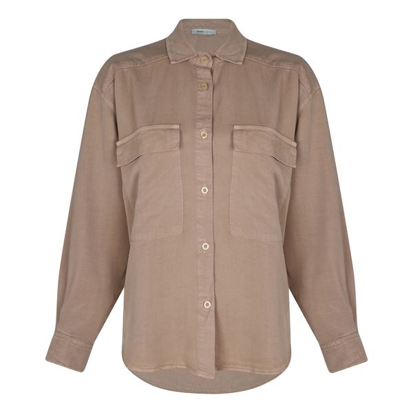 شومیز آستین بلند یقه برگردان زنانه آر اِن اِس مدل 112723701305