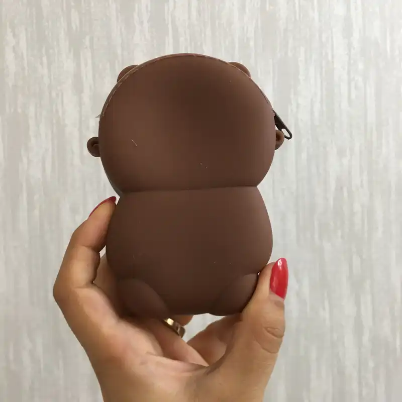 کیف رودوشی بچگانه مدل تدی سیلیکونی فانتزی کد B B 11