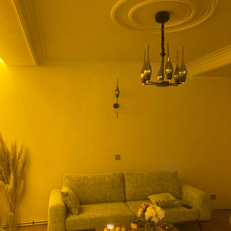 لوستر 6 شعله نورهام مدل 6TIZ