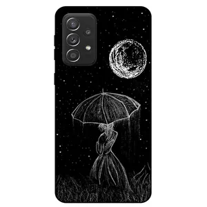Megafone Girl and Moon 1369 Cover For Samsung Galaxy A52S 5G