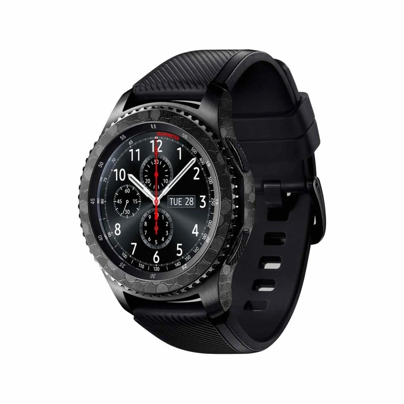 برچسب ماهوت طرح Honey-Comb-Circle مناسب برای ساعت هوشمند سامسونگ Galaxy Gear S3 Frontier