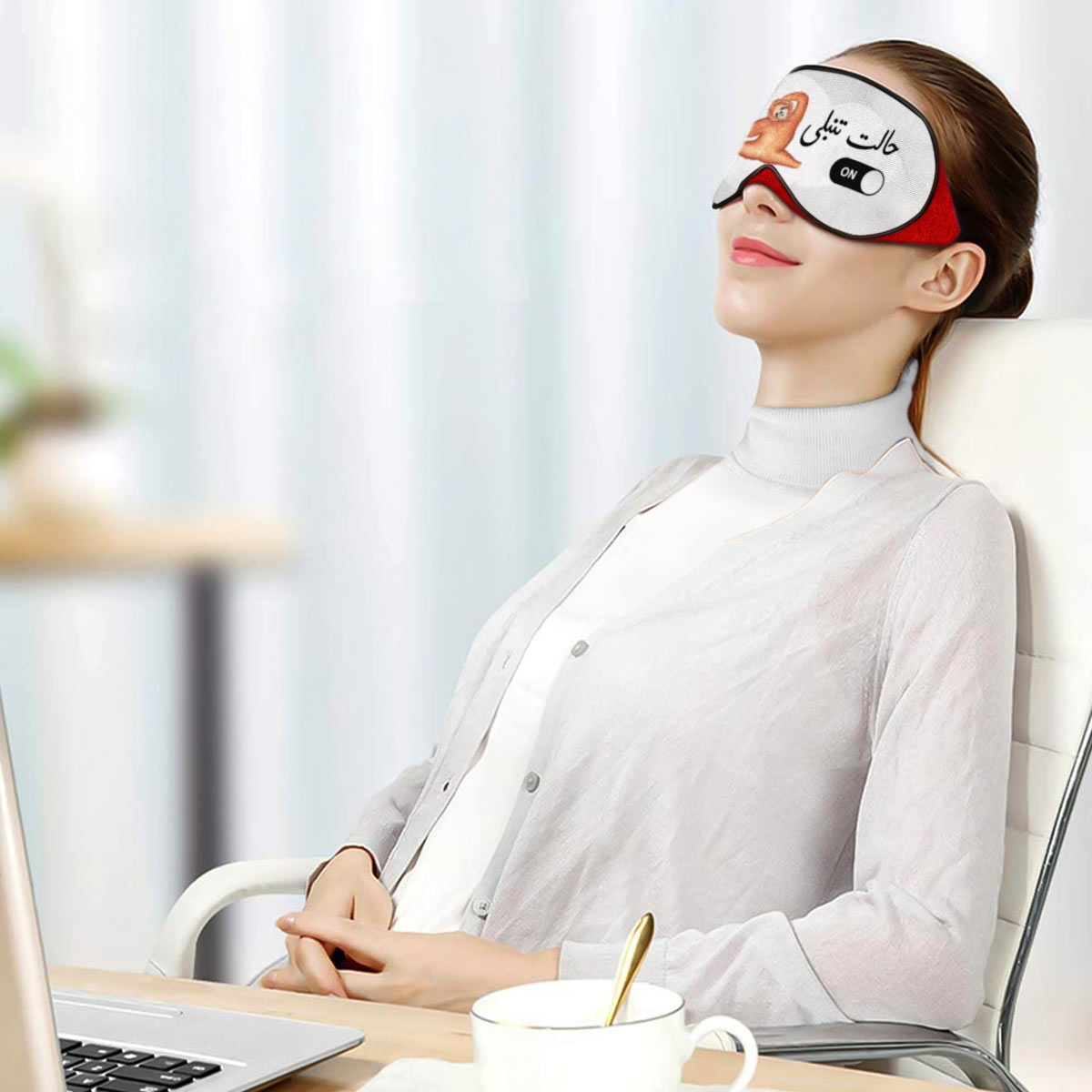 چشم بند خواب مدل SL تنبلی 11