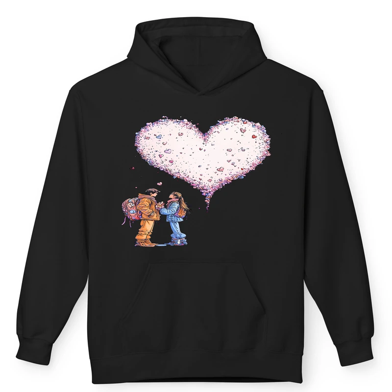 هودی زنانه پاد آفرین مدل عاشقانه کد 01