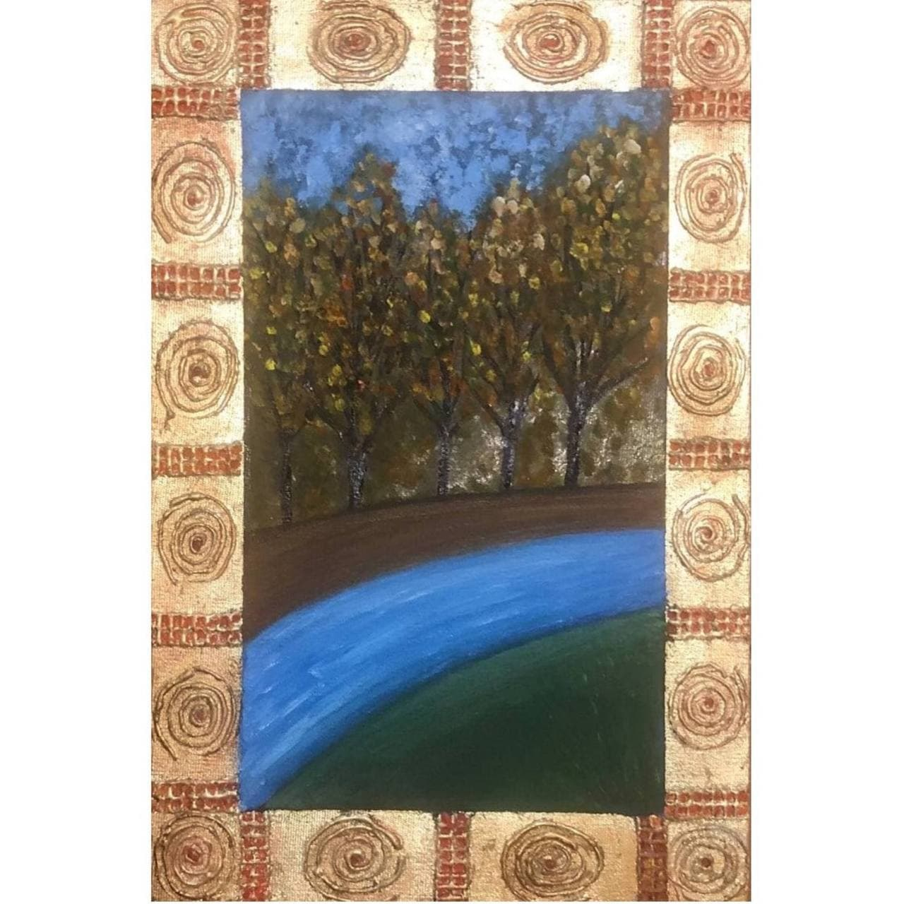 تابلو نقاشی رنگ روغن مدل منظره کد 108