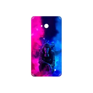 MAHOOT Smoke Rainbow Digital Art 2 Cover Sticker for Microsoft Lumia 640