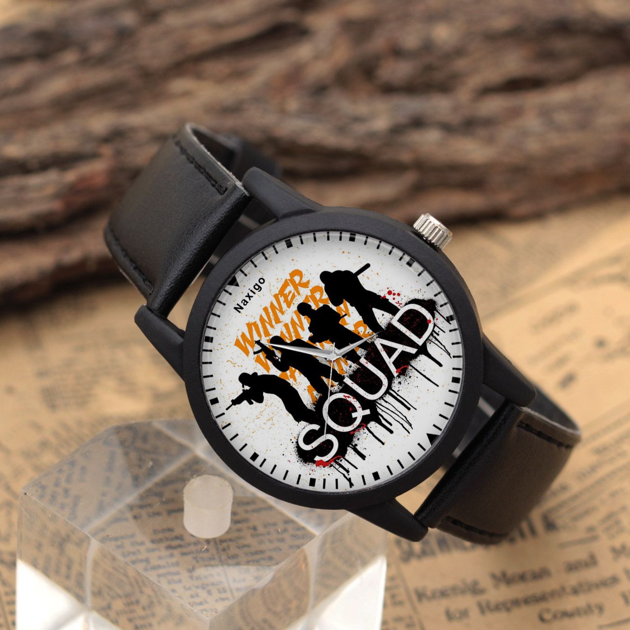 ساعت مچی عقربه ای ناکسیگو طرح PubG کد LF4233 -  - 4