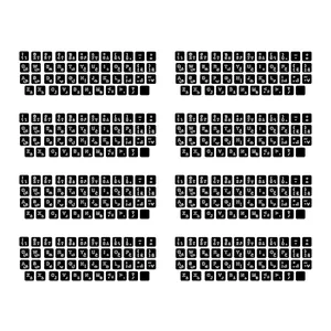 برچسب حروف فارسی کیبورد توییجین و موییجین مدل s10 بسته 8 عددی 