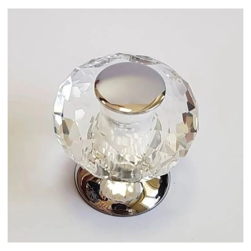 دستگیره کابینت و کمد مدل کریستالی کد KT800 بسته 3 عددی