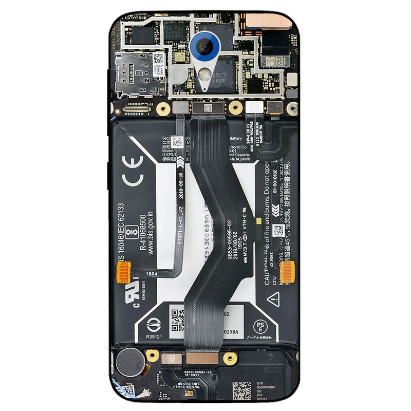 کاور مگافون طرح برد موبایل مدل 8004 مناسب برای گوشی موبایل اچ تی سی Desire 620