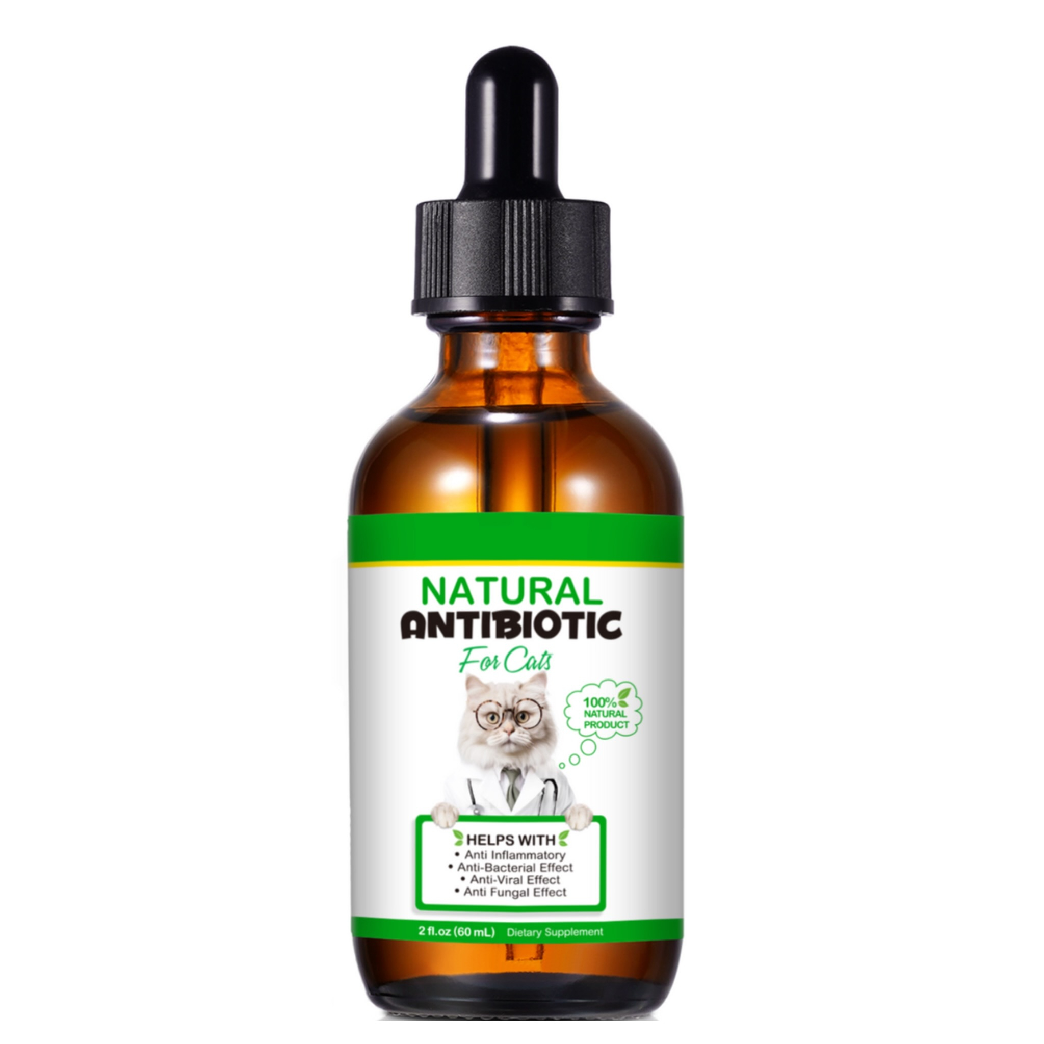 قطره مکمل گربه اویمال مدل آنتی بیوتیک کد 009 حجم 60 میلی لیتر