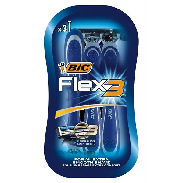 خود تراش بیک مدل flex3 بسته 3 عددی