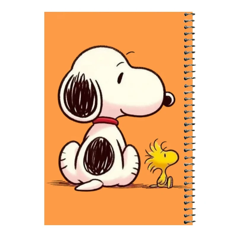 دفتر مشق 80 برگ اس جی مدل اسنوپی و جوجه    