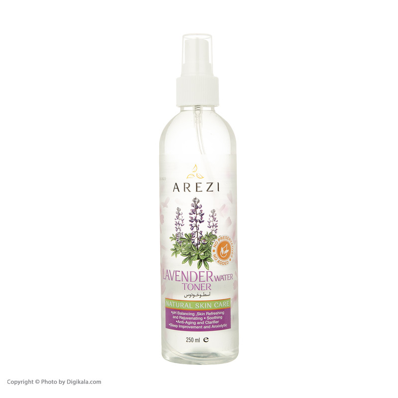تونر صورت عارضی مدل Lavender حجم 250 میلی لیتر