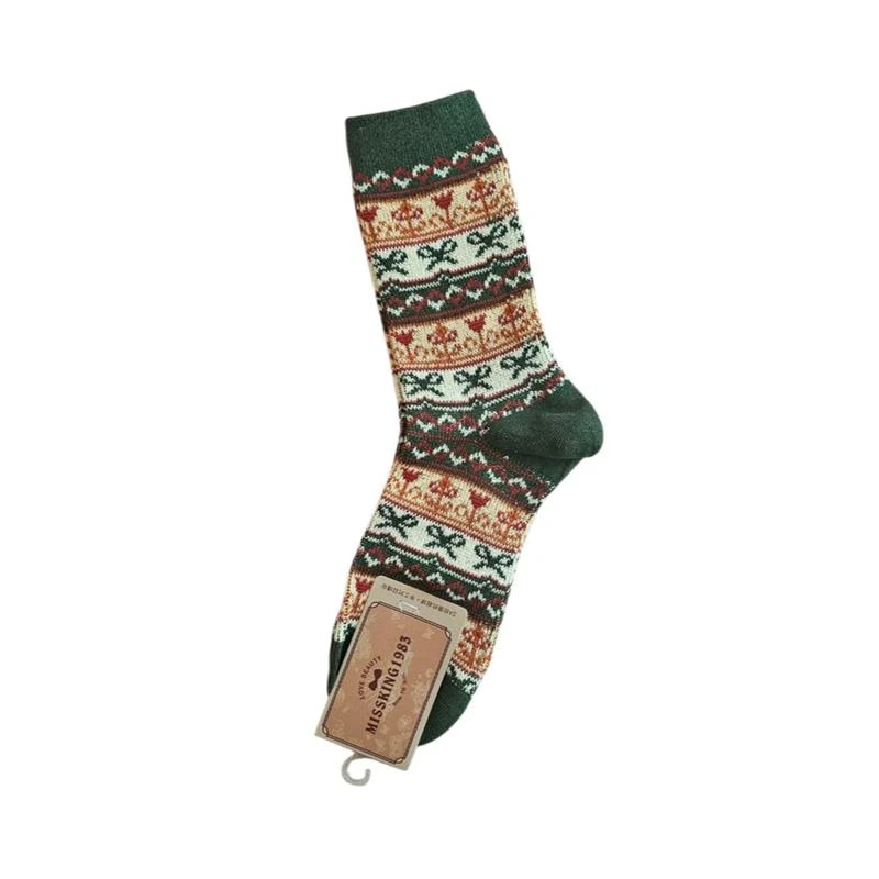 جوراب ساق بلند زنانه مدل پشمی حوله ای