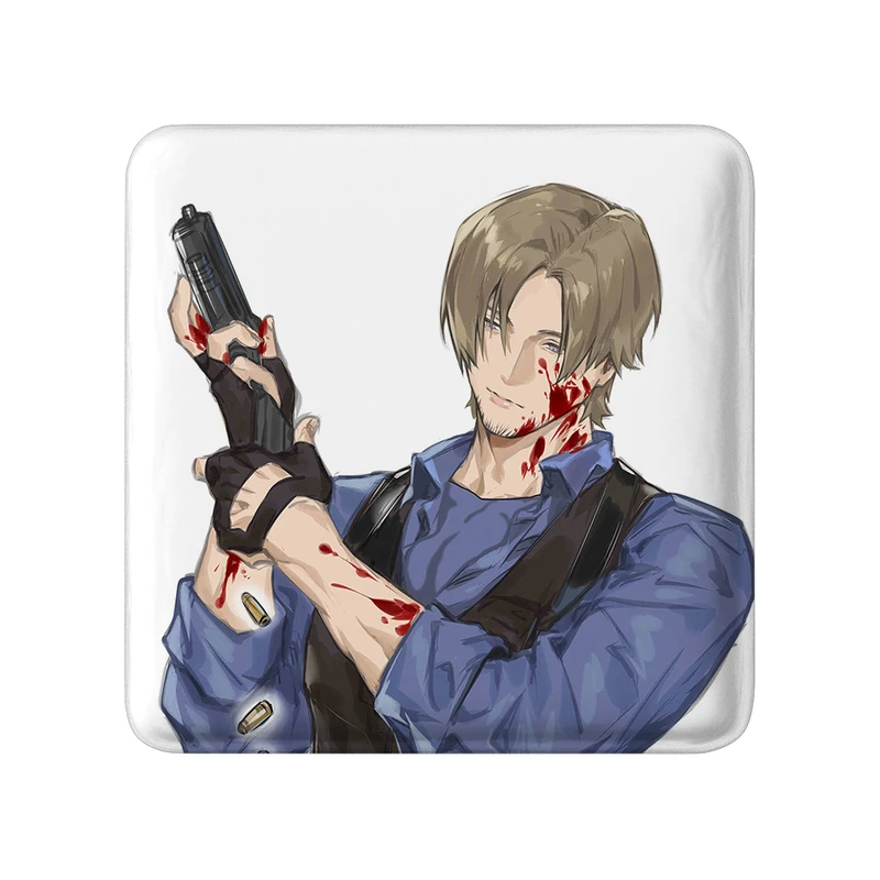 مگنت خندالو طرح بازی رزیدنت اویل (Resident Evil) مدل مربعی کد 31673