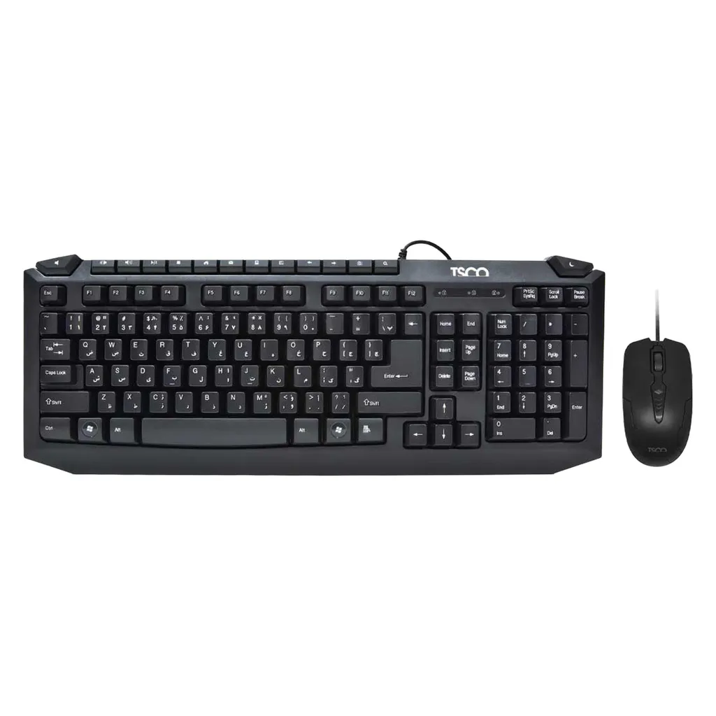 کیبورد و ماوس تسکو مدل TKM 8054N، سوییچ ممبران، Full-Size