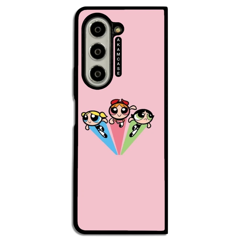 کاور آکام مدل AMCWSGZFOLD5-POWER PUFF GIRLS10  مناسب برای گوشی موبایل سامسونگ Galaxy Z Fold 5