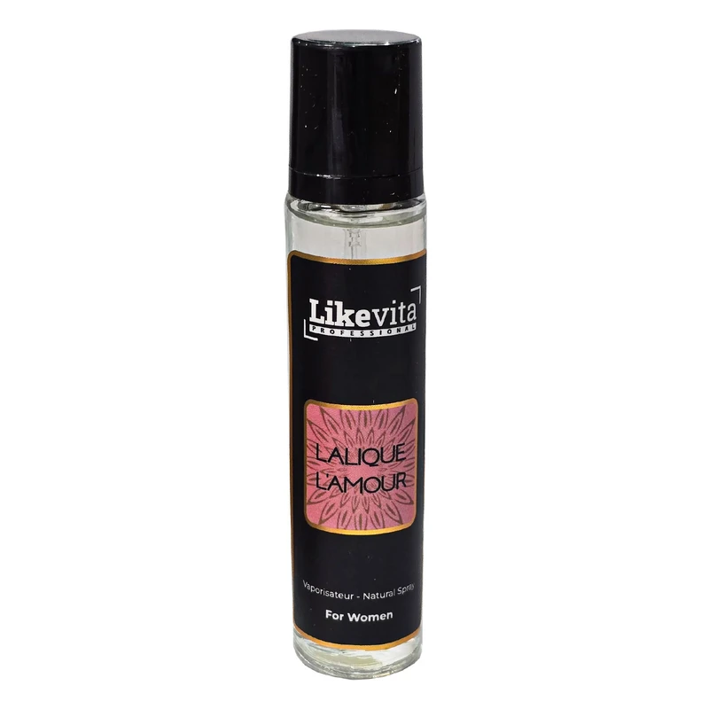 عطر جیبی زنانه لایک ویتا مدل لالیک لامور با رایحه معتدل و شیرین حجم 22 میلی‌لیتر