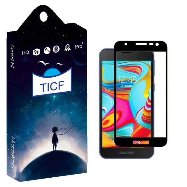 محافظ صفحه نمایش شیشه ای تی ای سی اف مدل +HD مناسب برای گوشی موبایل سامسونگ Galaxy A2 Core