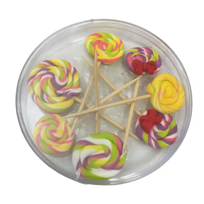 ابزار تزیین فوندانت مدل آبنبات رنگی بسته 7 عددی