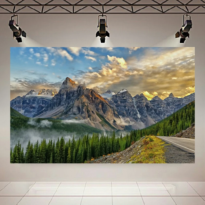 پوستر طرح طبیعت مدل تپه های سر سبز کد AR6400