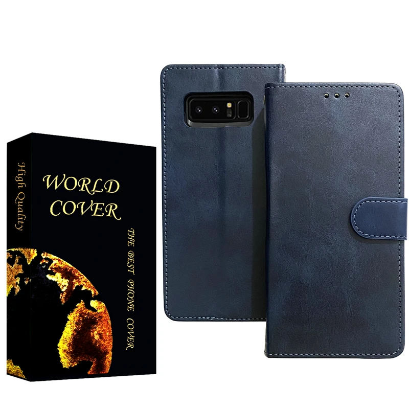 کیف کلاسوری دنیای قاب طرح Magneti کد D004 مناسب برای گوشی موبایل سامسونگ Galaxy Note 8