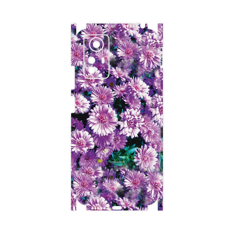 برچسب پوششی ماهوت مدل Purple_Flower-FullSkin مناسب برای گوشی موبایل شیائومی Redmi Note 12S