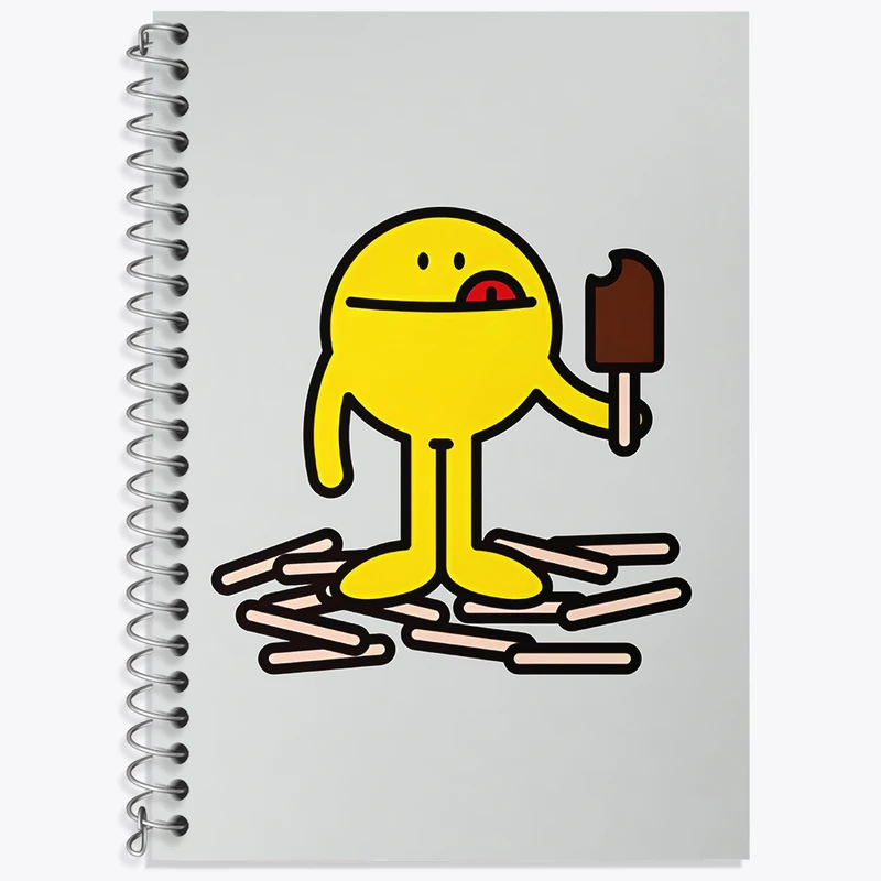 دفتر نت موسیقی 50 برگ خندالو طرح شکلک بامزه کد N2933