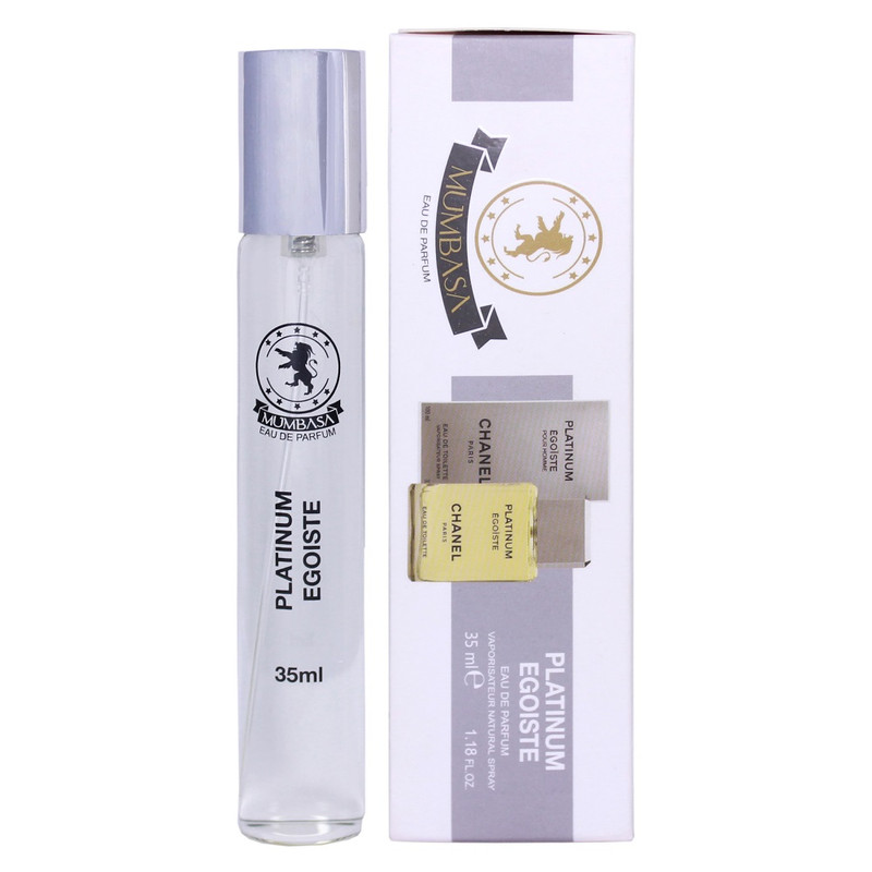 عطر جیبی مردانه مومباسا مدل پلاتینیوم حجم 35 میلی لیتر