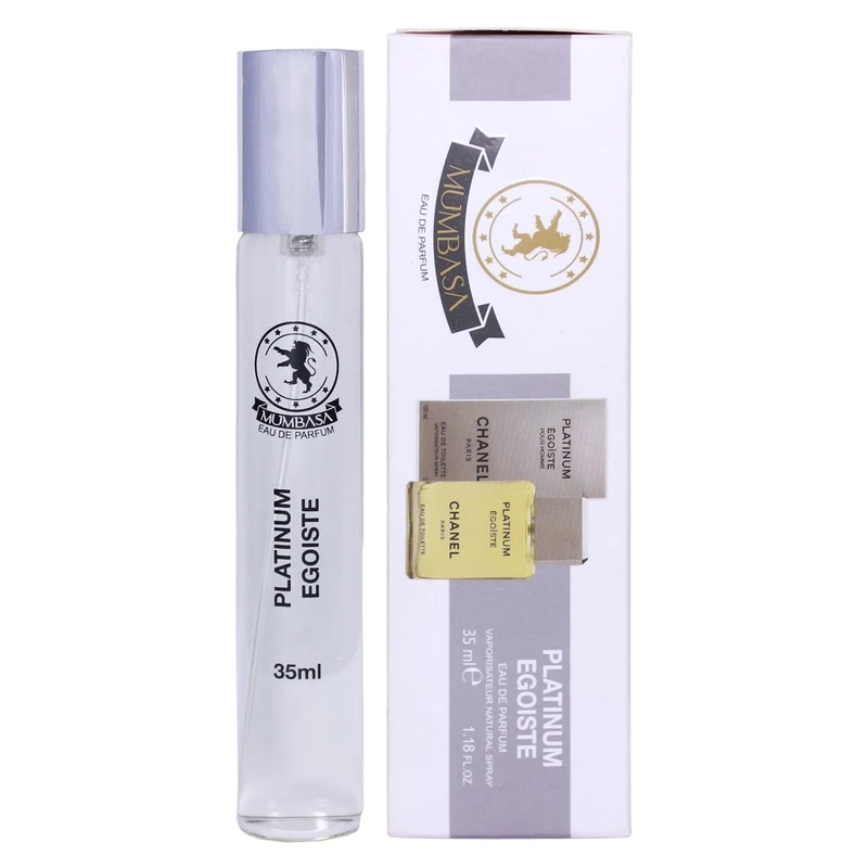 عطر جیبی مردانه مومباسا مدل پلاتینیوم حجم 35 میلی لیتر
